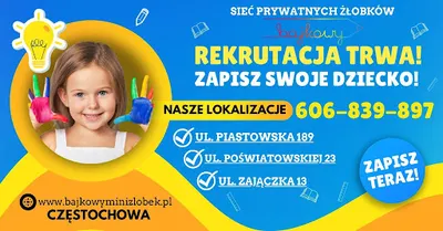Bajkowy Mini Żłobek w Częstochowie